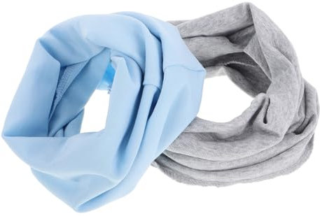 WRITWAA 2 Stück Kinder Winterschal Weich Baumwolle Warm Infinity Schal Kleinkinder Mädchen Junge Herbst Winter Halswärmer Winddicht