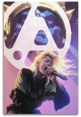 FOWNJCIA Sänger-Poster, Emily Armstrong, dekoratives Gemälde, Leinwand, Wandposter und Kunstdruck, moderne Familienschlafzimmer-Dekoration, Poster, 20 x 30 cm