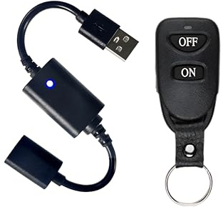 DC 5 V USB Fernbedienung Schalter, Treiber zum EIN- und Ausschalten, Relais Funkschalter für LED Leuchten, Leseleuchten, Lichtlüfter usw (1 Empfänger, 1 Sender)