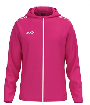 JAKO One Kapuzenjacke – Atmungsaktive Sportjacke für Kinder aus 100% Polyester, mit weichem Micro-Fleece, ideal für Sport und Freizeit