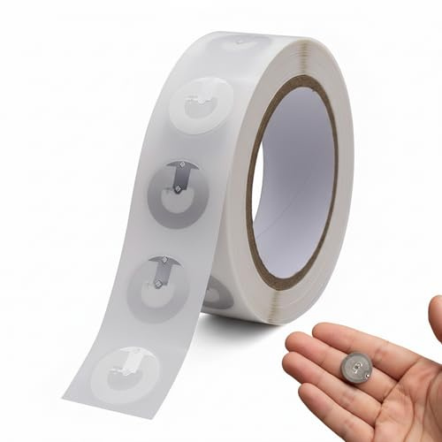 Ebksqs 70 Stück NFC Tag Sticker, NTAG213 NFC Chip Aufkleber 25mm – Programmierbar, Wiederbeschreibbar für iPhone, Android & Smart Home Gadgets
