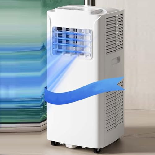 Aire acondicionado portátil de 12000 BTU con ventilador, deshumidificador, control remoto, kit para ventana y unidad de aire acondicionado oscilante para el hogar, la oficina o el dormitorio (mod