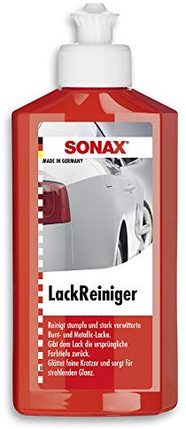 SONAX SN 1837573 LackReiniger ml) (250 ml) kraftvolle Politur für stumpfe und stark verwitterte Bunt- und MetallicLacke | Art-Nr. 3021000