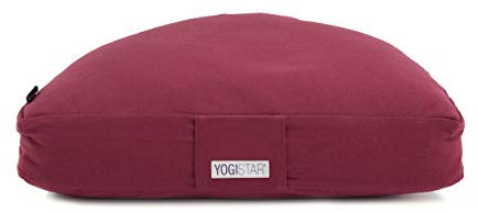 Yogistar Meditationskissen - Halbmond Bordeaux