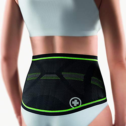 bort 104680SP Größe 1 StabiloBasic Lady Sport Rückenbandage mit Pelotte, Größe 1, schwarz