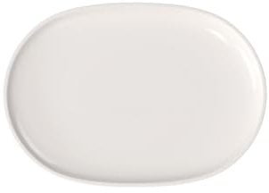 Villeroy & Boch 1041302584 Artesano Original Assiette à Poisson Ovale, Porcelaine Premium, Blanc, 43 x 30 cm