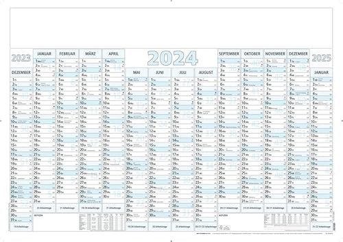 Zettler 342-0001 Wand-,Wandkalender Auslagen-Display und Bastelkalender Kalenderrückwand Blumen