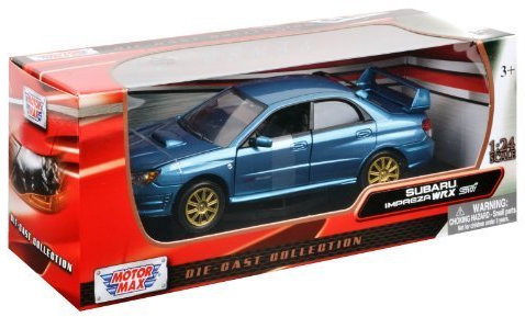 Richmond Toys 1:24 Subaru Impreza Wrx Sti Die-Cast Collectors Model (Metallic Blue) by Motormax