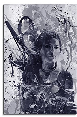 Rise of the Tomb Raider Art 90x60cm - Wandbild als Kunstbild Malerei Fotoleinwand fertig auf Keilrahmen direkt vom Künstler