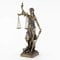 Top Collection Bronze Finish Lady Justice 12.5 Inch Statue Sculpture by