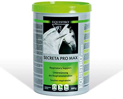 EQUISTRO® Secreta Pro Max | Ergänzungsfuttermittel für Pferde | Zur Unterstützung der normalen Funktion der Atemwege | Kann die Atemwegsfunktion stärken | 800g