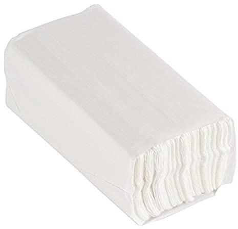 Jantex C-Fold 2-Ply Paper Hand Towels, White, Pack of 2355 Sheets | Absorbent 2-ply construction ensures efficient hand drying, while the C-fold design dispenses one sheet at a time.