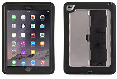 Griffin XX42063 Funda para Tablet 24,6 cm (9.7) Negro, Transparente - Fundas para Tablet (Funda, Apple, iPad Air 2, 24,6 cm (9.7), Negro, Transparente)