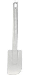 Piazza Spatola per Dolci - in Termoplastica, Manico in Nylon - 25 Cm, Bianco