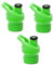 Klean Kanteen Sport Cap 3.0 kappe, Grün, 3 Stück