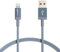 Amazon Basics 2-Pack USB-A to Lightning Charger Cable, Nylon Braided Cord, MFi Certified, for Apple iPhone 14 13 12 11 X Xs Pro, Pro Max, Plus, iPad, 0.9 m, Dark Grey
