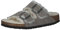 BIRKENSTOCK Arizona Fur, Lammfell, Grau (Stone Coin), 40 EU
