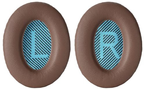 Aurivor Bose Replacement Ear-Pads for Quiet-Comfort 35 QC-35 ii 25 2 15 Headphones, Cushion Kit for Bose SoundLink Around-Ear II Wireless, QC-25/ QC-15/ QC-2 AE2 BA2 Headphones and More