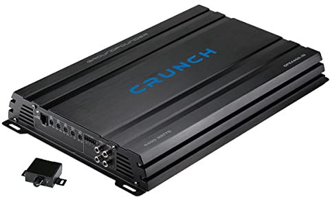 Crunch GPX4400.1D Digitaler Verstärker 1-Kanal 4400W Lautstärkeregelung Bass und Höhen geeignet für (Au