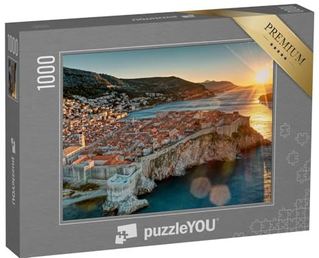 puzzleYOU: Puzzle 1000 Teile „Kroatien Dubrovnik“ – aus der Puzzle-Kollektion Dubrovnik, Europäische Städte