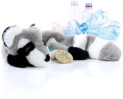 Minifeet Hundespielzeug RecycelWaschbär - nachhaltiges Geschenk für aktive Hunde und umweltbewusste Herrchen