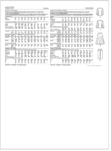 Simplicity SS9555U5 Misses' Jacket and Skirts U5 16-18-20-22-24