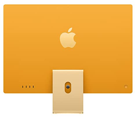 2021 Apple iMac with Apple M1 Chip with 8-core CPU (24-inch,16GB RAM, 256GB SSD) Yellow (QWERTY English) (Renewed)