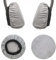 Headphone Earpad Covers, 2PCS Reusable Headphone Sweat Covers Washable and Stretchable Fits 3.54-4.13 Headsets (9-10.5cm) Compatible with B Bose JBL Skullcandy SONY Headphones Y9FCZ (Grey)