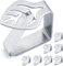 quxup Nappe Clips Anti-Glissant Lot de 8 pinces pour nappe décoratives en acier inoxydable épais - Pour pique-nique, barbecue, mariage, fête (Feuilles)