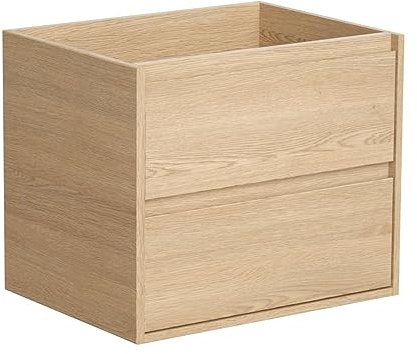 Vente-unique - Unterschrank zum Aufhängen, 60 cm, Beschichtung aus Eichenholz - MILIPAM