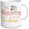 STC MUG CÉRAMIQUE MAÎTRESSE CLASSE 240ML 9.5CM BLANC