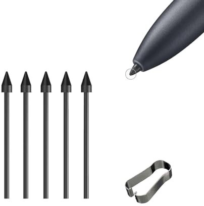5 puntas de lápiz capacitivo Tab S9 S para Samsung Galaxy Tab S9/S9 Ultra/S9 Plus, Galaxy Tab S9/S9 Ultra/S9 Plus S Pen de repuesto para Samsung Galaxy Tab S9/S9 Ultra/S9 Plus S Pen