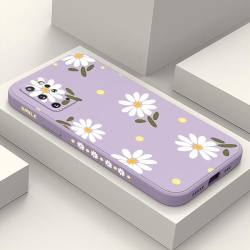 LEECG für Samsung Galaxy S20 Plus Hülle Kreative Muster Weiches Silikon Mikrofaser Futter Seite Kreatives Design für Samsung S20 Plus Handyhülle 6,7 Zoll-Hellviolett 1