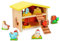 Janod First J03311 Kinderspielzeug, 1 Hühnerstall + 9 Hühner + 1 Leiter, FSC-Holzspiel, entwickelt Geschicklichkeit und Phantasie, ab 18 Monaten, Mehrfarbig