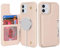 SailorTech iPhone 12 Hülle mit Kartenhalter, Etui mit Geldbörse - Beige