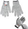 Fc'Noqgn Guantes anticorte Nivel 5, Guante Malla Acero Inoxidable, Guante Carnicero Malla Acero, Chainmail Glove Cocina, Guante Cadena Metal, para pelar ostricos, Corte de Carne, Corte de Madera