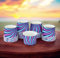HOT BARGAINS 100 x 8oz / 250ml Disposable Paper Ice Cream Cups only Dessert Cups Sundae Bowls Snack Bowl for Parties, Ice Cream Parlours (8oz)