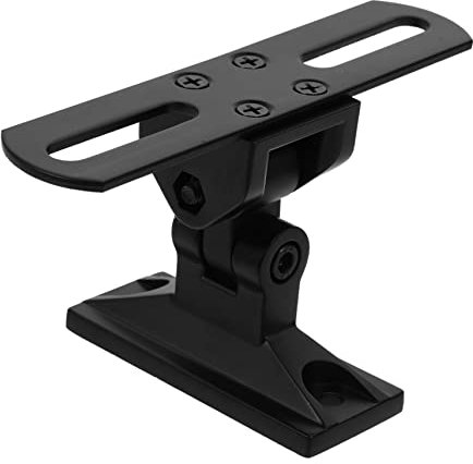 MERRYHAPY Speaker Wall Mount Bracket Black Bookshelf Speaker Wall Mount Monitor Stand for Surround Sound Easy Install Strong Construction