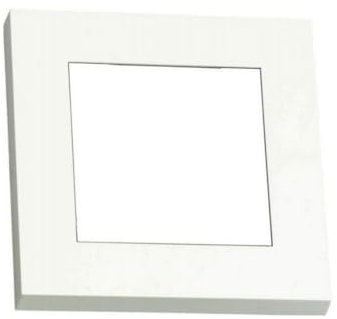 White frame for individual photos.Ideal for displaying your most beloved memories or your artwork in a modern and elegant style.Perfect for decorating any space in your house.