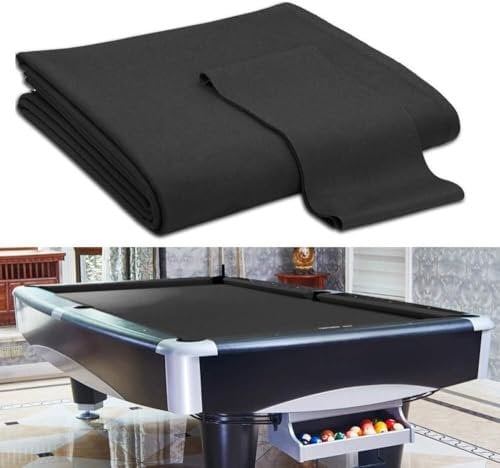 Yoeoefuo Billiardcloth Billardtisch Bezug 7ft 8ft 9ft Billiards Cloth Strapazierfähiges Billardtuch Kein Pilling Snookertisch Tuch Rutschfestes Tischdecke Billard Zubehör Leicht Zu Reinigendes(8FT)