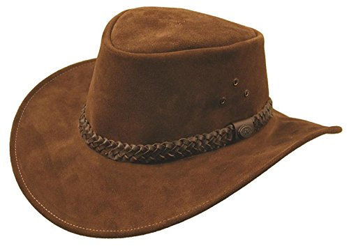 Outbacker Wildleder Cowboy-Hut für Kinder mit hohem UV Schutz, Größe 54-55 cm