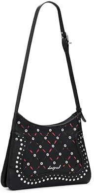 Desigual Umhängetasche Schultertasche Yankee Manaos Crossbody Bag Black schwarz