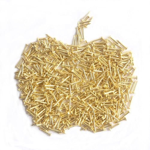 huruirui 1.5 * 25mm 500pcs Chiodi Piccoli Chiodo di Ferro per Foto Chiodi per Foto Appese Lavorazione Del Legno Mobili Fai Da Te Chiodi Decorativi Piccolo oro
