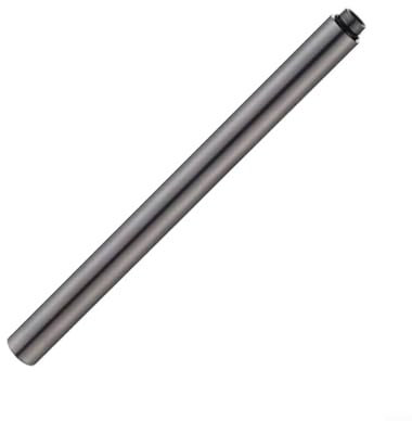 30 cm runde Duschkopf-Verlängerung, Edelstahl, Duschkopf-Verlängerung, 1,8 cm, Handbrause, Verlängerungsrohr für Badezimmer (grau)