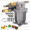 Marchfunny Horizontal Pressure Washer Pump, 3/4 Shaft 2400-2750 PSI 2.2-2.4 GPM Metal Replacement for Karcher for Honda 212cc+ Engines Easy Installation