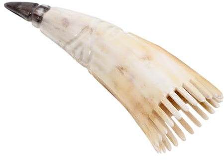 MUCKLILY Breitzinkiger und Entspannender Kopfhautmassage Kopfmassagekamm aus Natürlichem Horn mit Ergonomischem Griff zur Schuppenentfernung Beim Haarewaschen