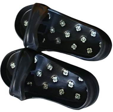 Fazvncv Small Spiked Shoes for Resinous Coatings Hands Designs Spiked Shoes Upgrades for Easy Epoxy & Overlay Installation