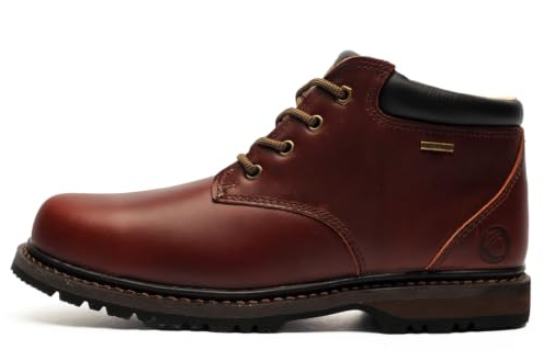 Cotswold Bredon Leather Men's Brown Ankle Boots