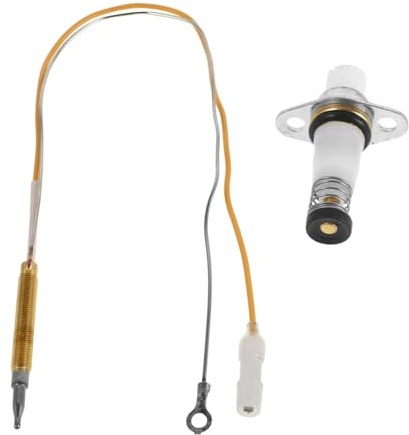 SOIMISS Gasreglerknopf Universalzünder Mit Zündnadel Und Thermoelement Für Gasherd Gasgrill Terrasse Kupfer Ersatzteil