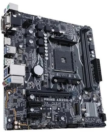 Placa Madre Placa Base Fit For ASUS Prime A320M-E Compatible con Ryzen 5 5600 Ryzen 7 5700X3D DDR4 3200+(OC) NVME M.2 PCIe 3.0 AM4 Placa Base mATX